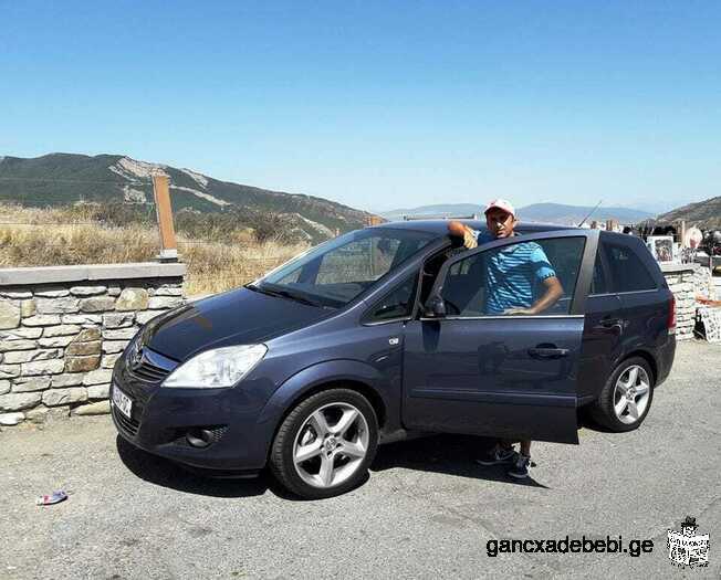 iyideba miniveni opel zafira, 2008 wlis, idealur mdgomareobaSi, teqnikuri daTvaliereba gavlili