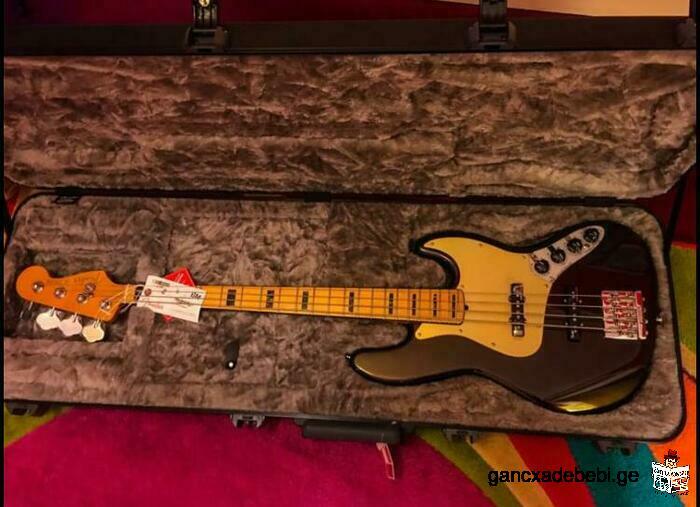 ახალი Fender USA Ultra Jazz Bass Texas Tea 2020