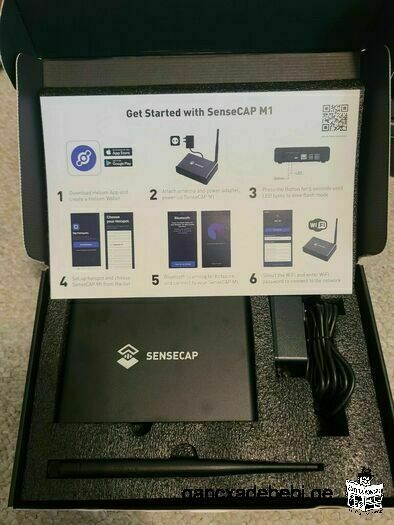 SenseCAP M1 Helium HNT Hotspot Miner ახალი მიწოდება მომდევნო დღეს