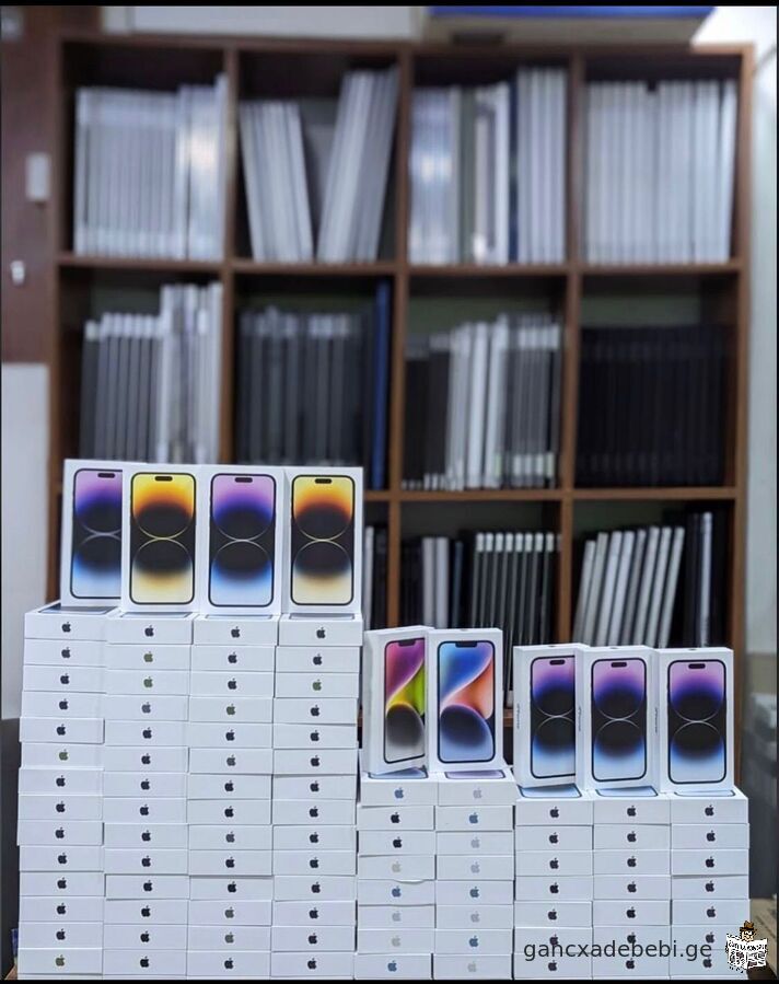 axali iPhone 14 Pro MAX 256 GB, 512 GB ganblokili