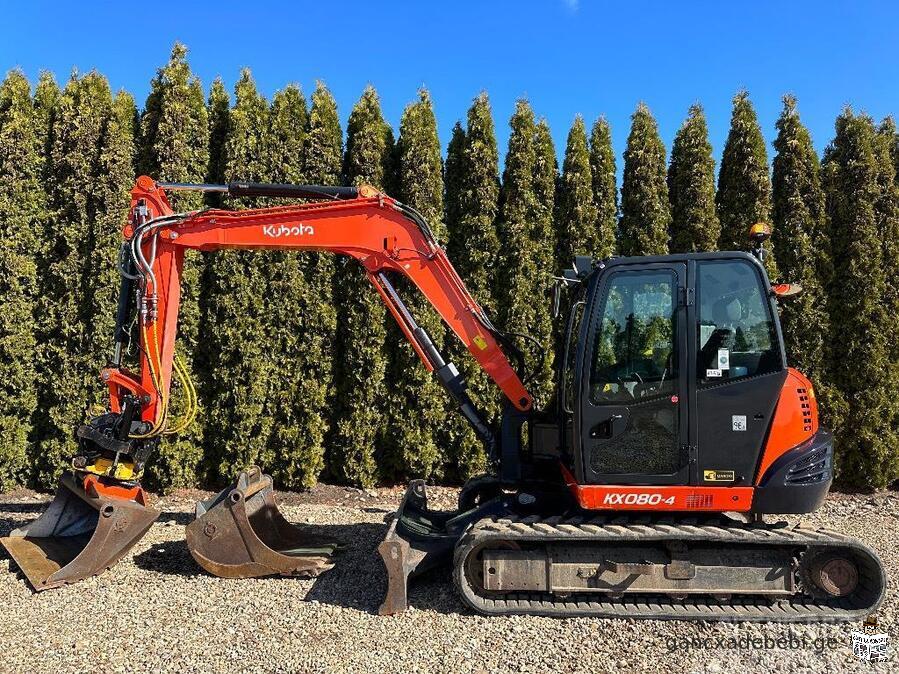 Kubota KX 080-4 mini eqskavatori