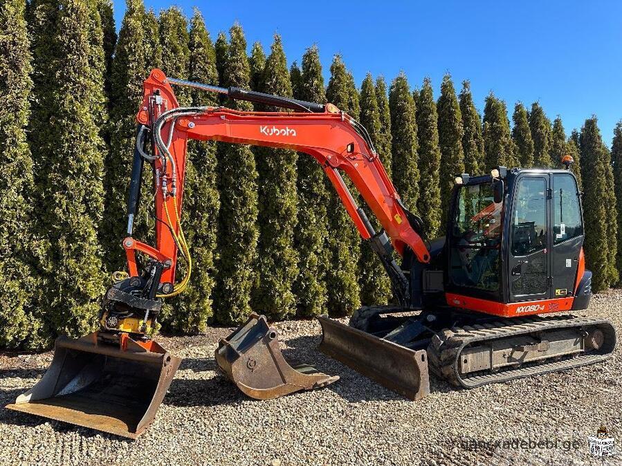 Kubota KX 080-4 mini eqskavatori