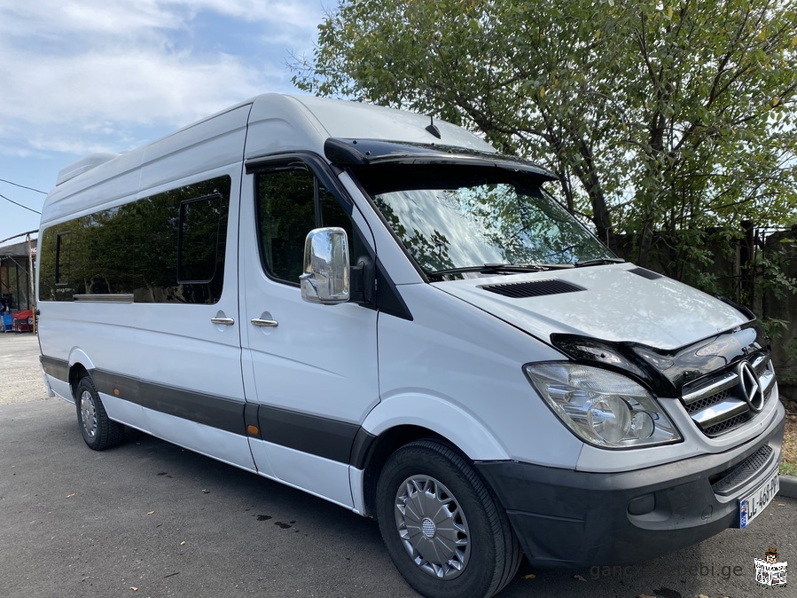 ქირავდება მიკროავტობუსი Mercedes-Benz Sprinter 20 ადგილი