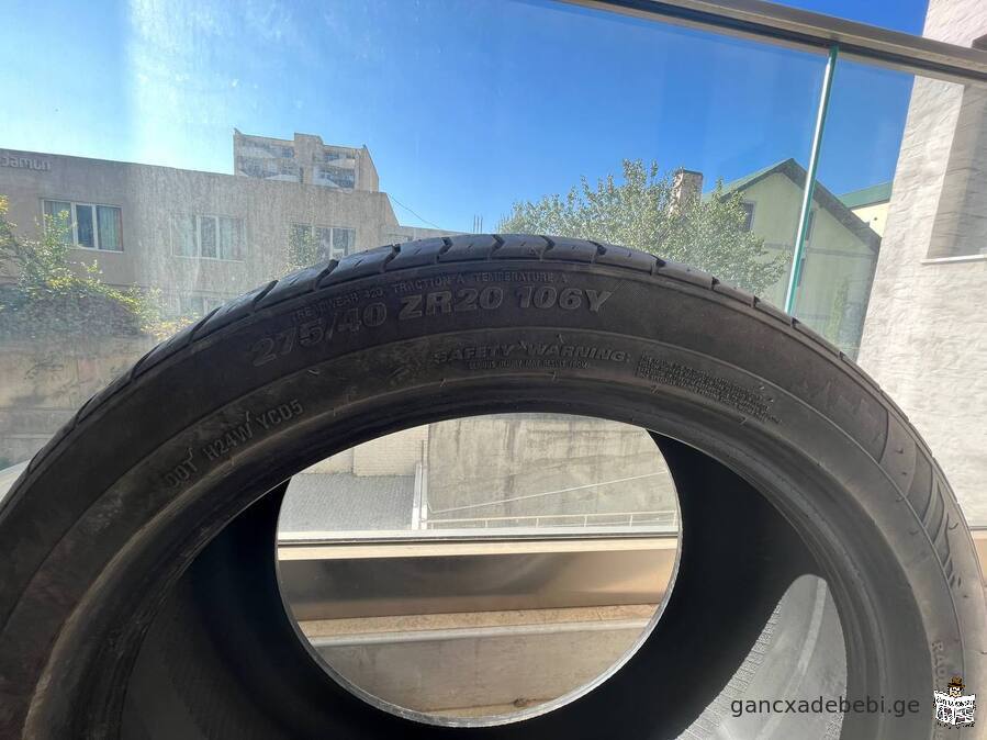 Summer tires 275/40 ZR20 106Y BMW x6 KUMHO CRUGEN hp91