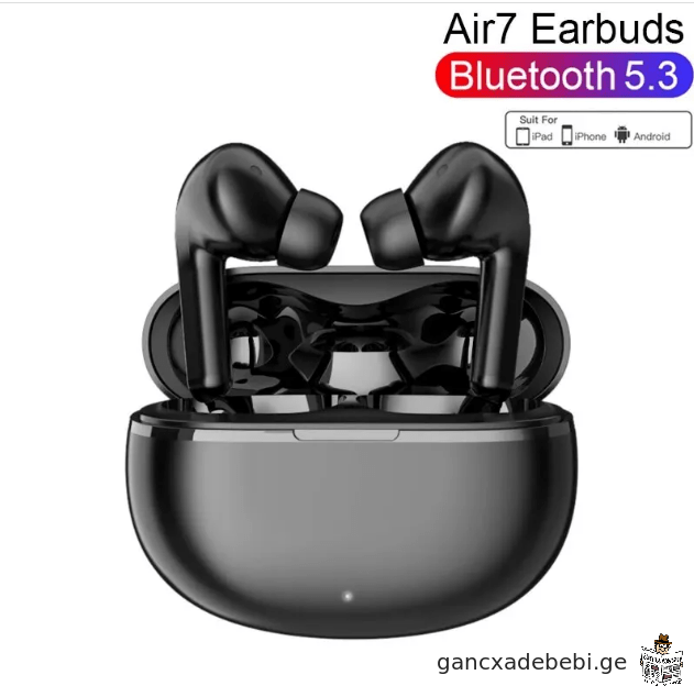 Air7 TWS უსადენო Bluetooth ყურსასმენი