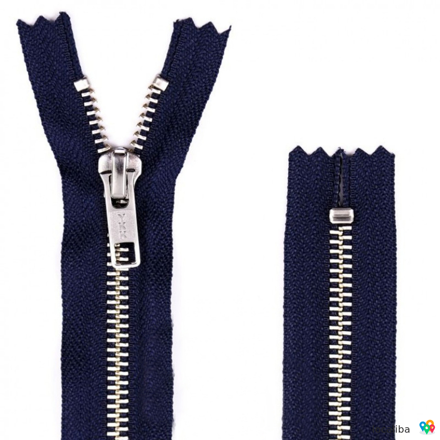 Metal zipper