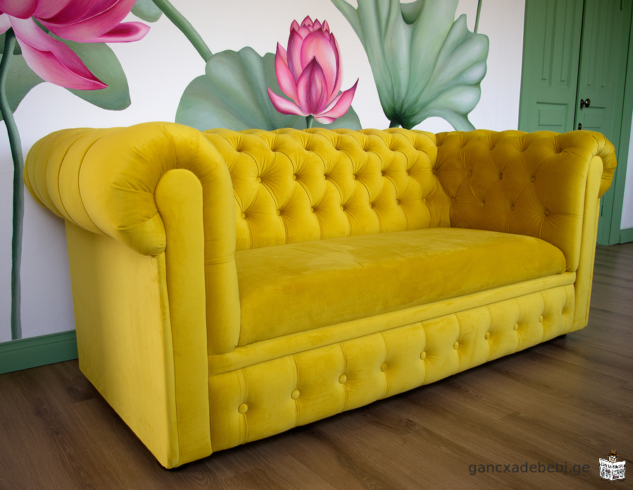 divani CHESTER GOLD SOFA