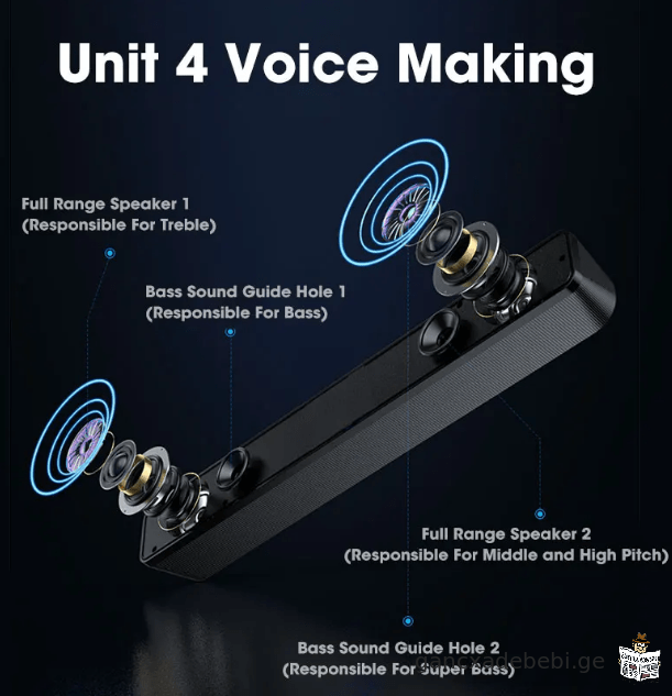 Bluetooth 4D Surround dinamiki saxlis kinoTeatri xmis sistema