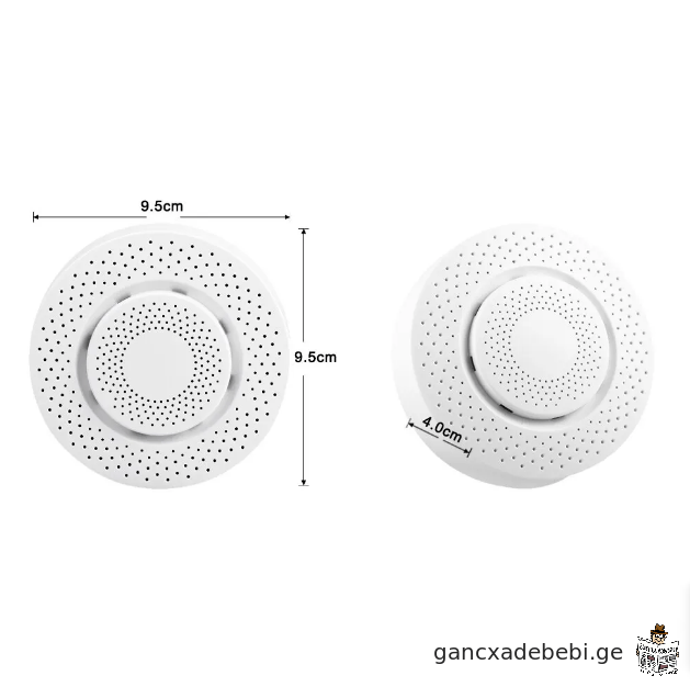 haeris xarisxis monitori Co2 GAS, temperaturis tenianobis sensori