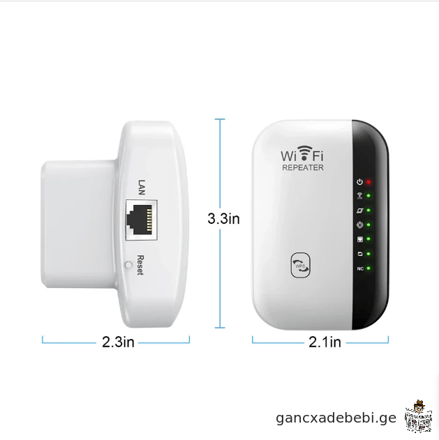 300 Mbps უსადენო WIFI Repeater 2.4G როუტერი Wifi Range Extender Wi-Fi სიგნა