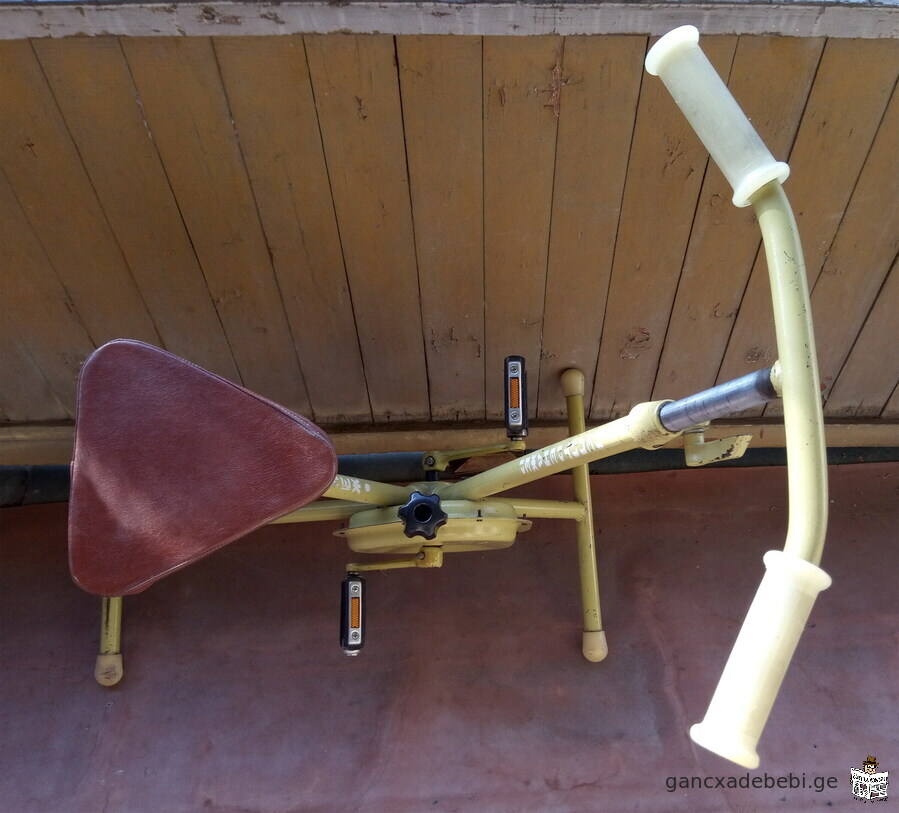 vintage high quality professional original folding exercise bike USSR Soviet Union SU Voronezh