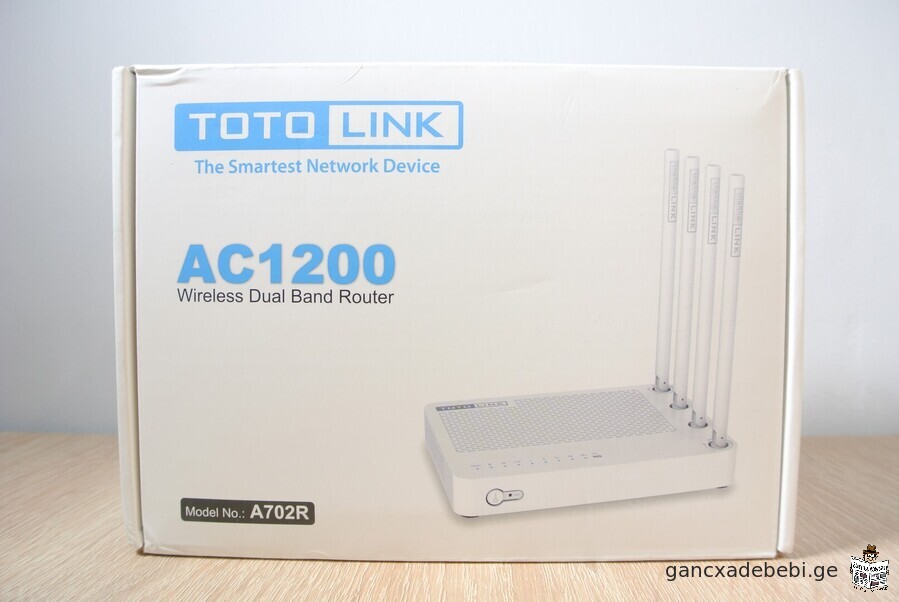 oTx-anteniani /or sixSiriani Wi-Fi routeri Totolink A702R