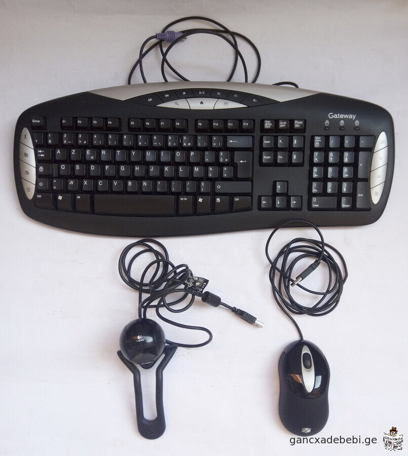 Desktop PC Gateway personal computer TFT LCD Monitor SONY Speakers Web Camera Keyboard Mouse printer