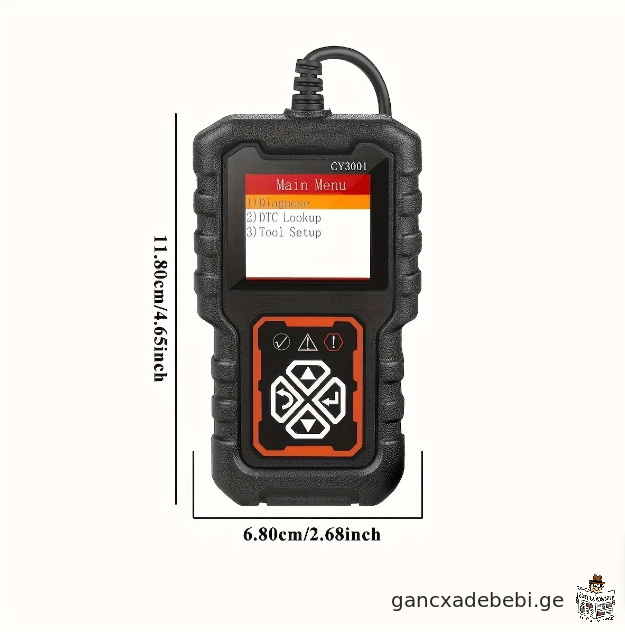 2024 OBDII skaneri manqanis diagnostikuri xelsawyo 3001 OBD2