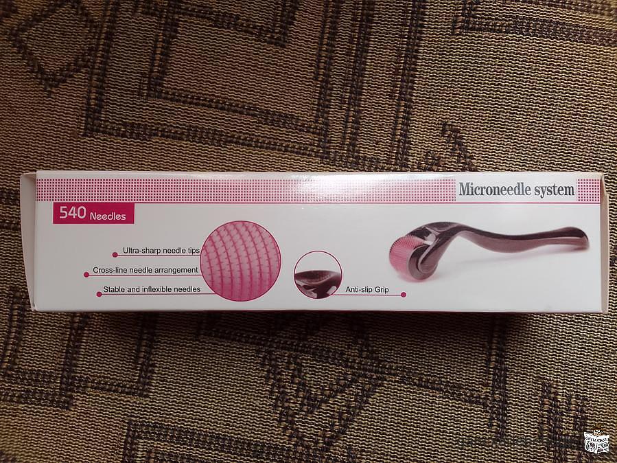 derma roller 540 needles 1.50mm ახალი