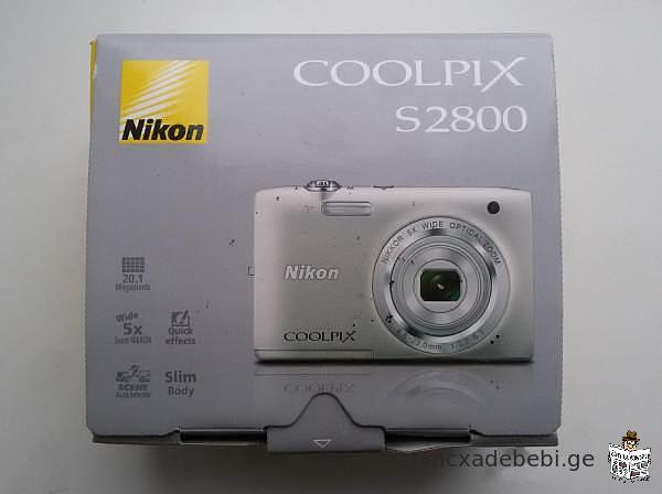 ციფრული ფოტოკამერა Nikon Coolpix S2800