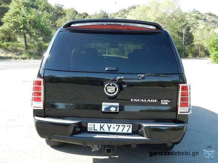 ქირავდება CADILLAC ESCALADE საქორწილოდ ან VIP მომსახურებისთვის მანქანა ჯიპი ლიმუზინი