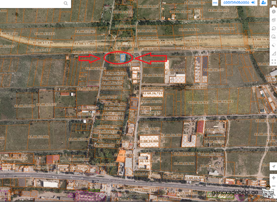 1500 m2 plot of land for immediate sale, on the airport track