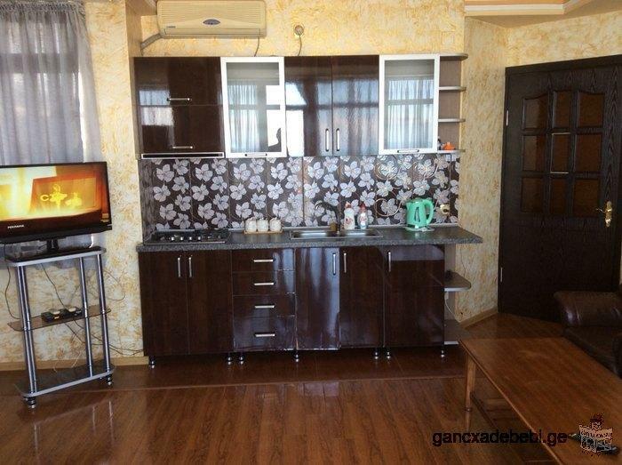 2 bedroom apartment with a kitchen, lounge zone and big balcony for rent in Batumi city center