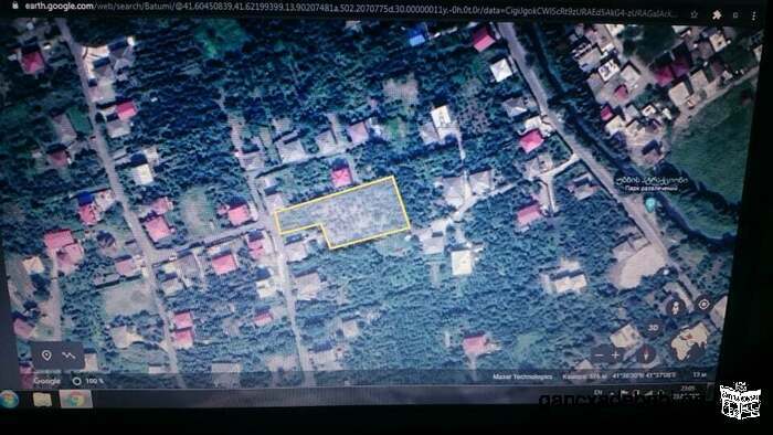 2500-3000 square meters of land for sale in Batumi, can be used for living and other purposes