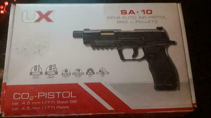 Airsoft pistol UMAREX SA 10 BLOWBACK system speed 130 m