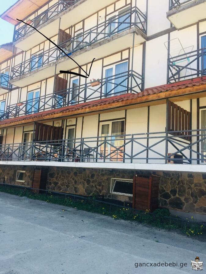 An apartment is for rent in Bakuriani Hotel MGZAVREBI