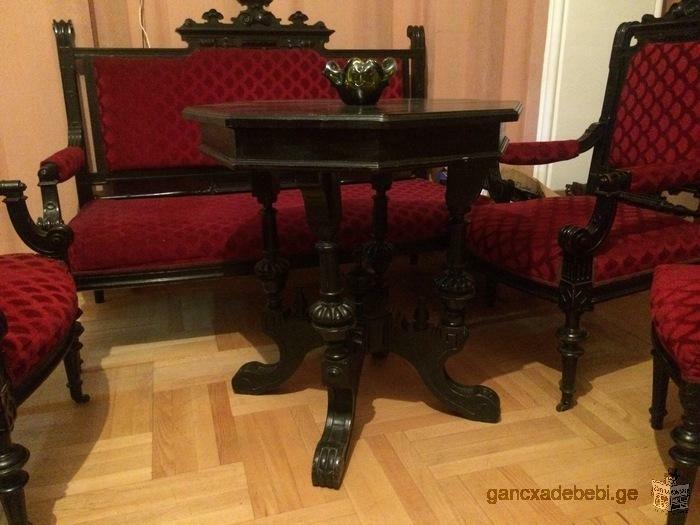Antique furniture living room