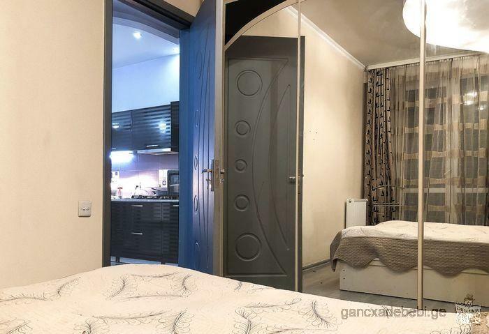 Brand new apartment with 2 rooms for rent in Tbilisi.