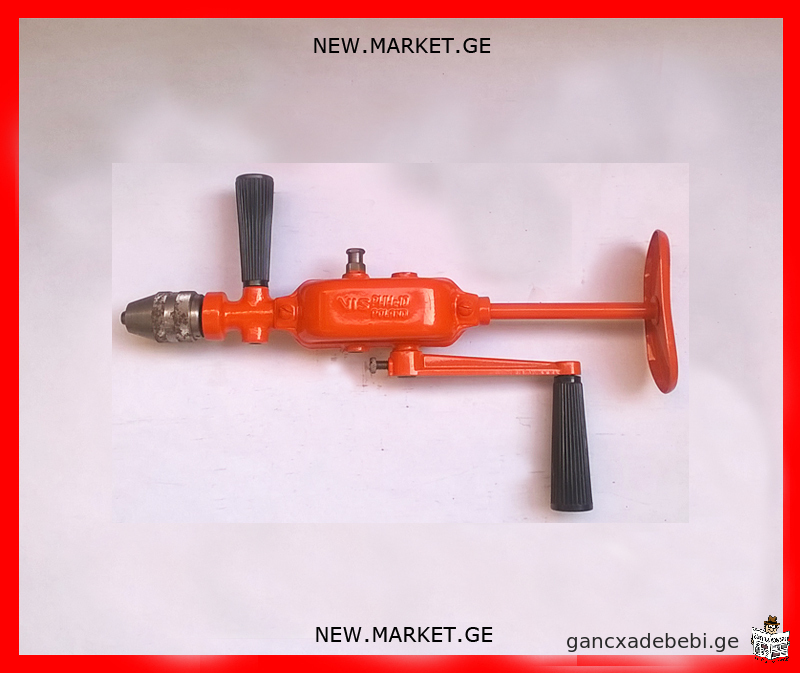 Electric drill Made in USSR Made in Bulgaria mechanical drill hand drill Made in Poland