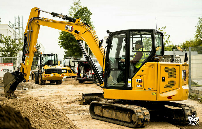 Excavator and other special equipment for rent