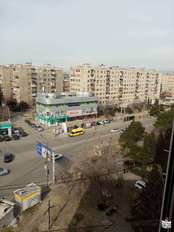 FOR RENT 3 AND A HALF ROOMS APARTMENT IN RUSTAVI 15 MIRKO FLOOR 9 STORY 3 FLOOR WITH FURNISHED APPLI