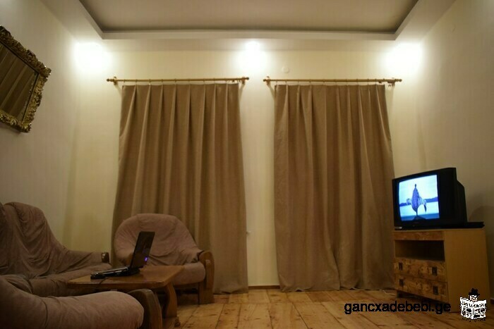 For rent. Comfortable 3 rooms apartment near by the Sameba cathedral