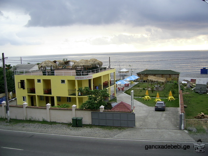 For rent comfortable hotel 1800 Sq.m near sea in Kvariati beach (annually). Price with agreement.