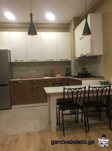 For rent on Oniashvili in a new building with newly renovated furniture and appliances. Price $ 300