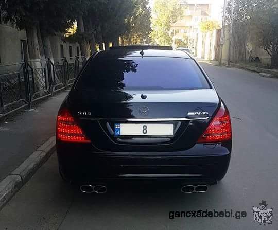 For rent the car Mercedes s class "long"