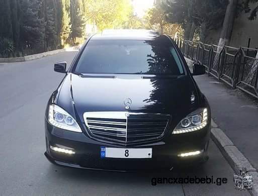 For rent the car Mercedes s class "long"
