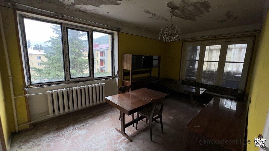 For sale 3room apartment in Tkibuli.