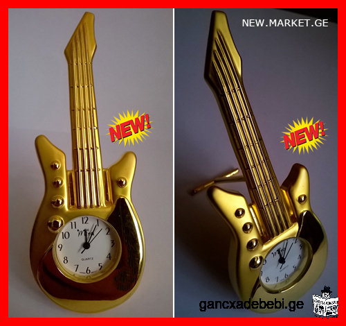 For sale "Guitar" - the desktop clock, completely new / Completely New