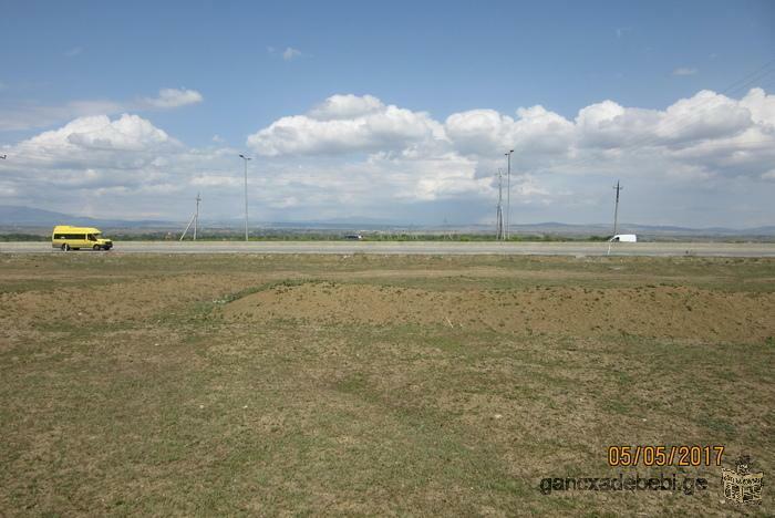 For sale non agricultural land plot on Tbilisi - Rustavi Highway
