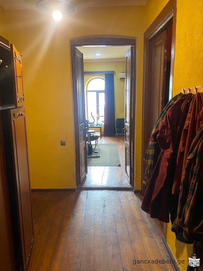 For sale three-room apartment in old Batumi on the 36 Z. Gamsakhurdia Str., 400 meters from the sea.