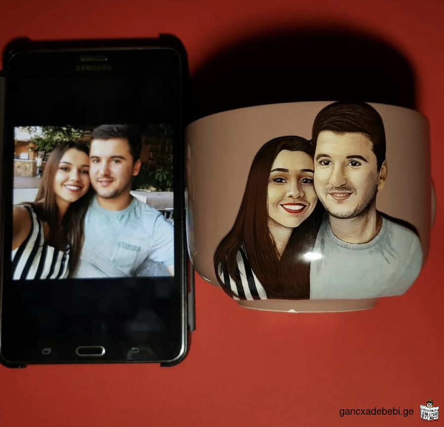 Gifts, Mugs, T-shirts, Hoodies and Phone Cases with your portraits