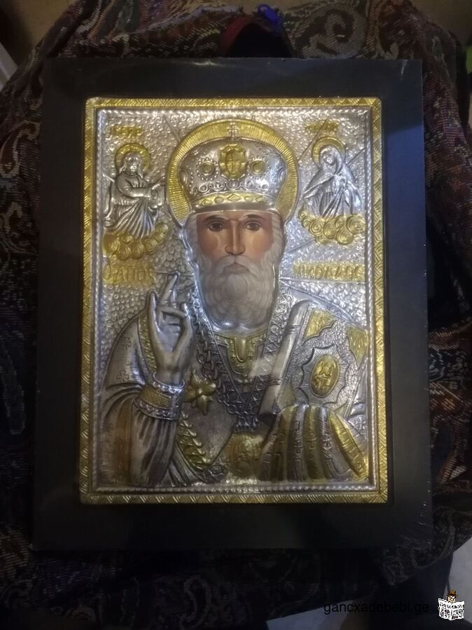 Icon of Nicholas the Wonderworker from Greece. 38×30cm