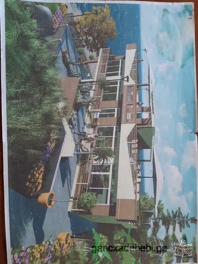 Land for sale overlooking the sea,Construction is under the project. The area of 340 square meters.