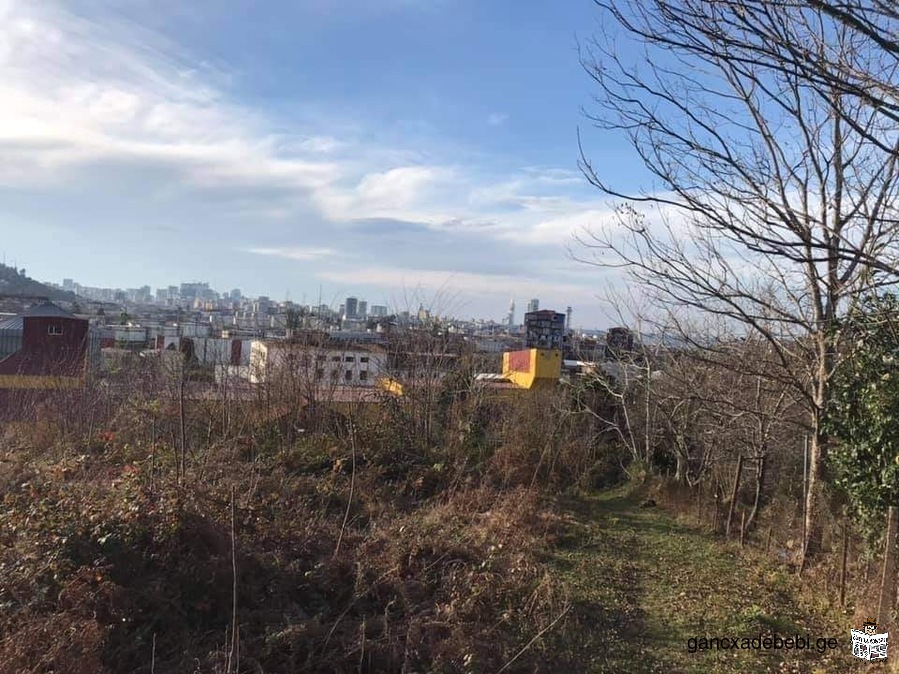 Land for sale with the view of city and sea
