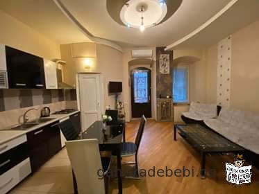 On the main and central avenue of the city Rustaveli in front of Tbilisi Opera, renting.apartment