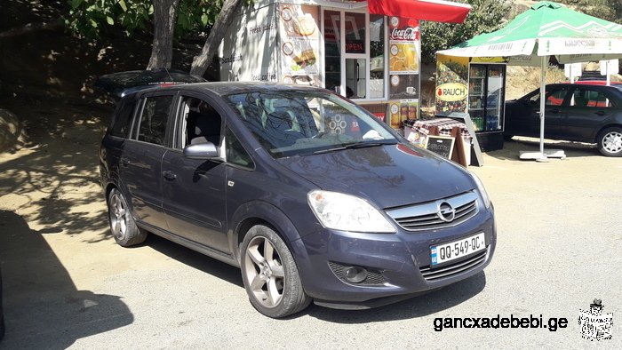 Opel Zafira minivan for sale, 2008, in perfect condition