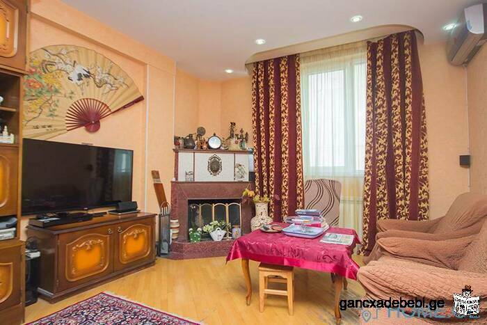 Renovated 4-room apartment for sale in Saburtalo,