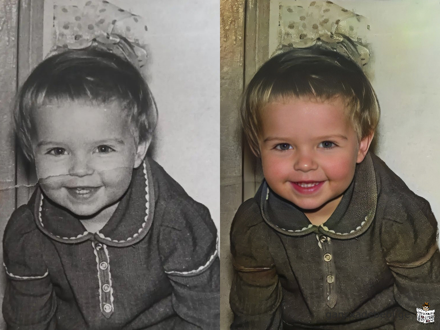 Restoration of old photos Retouching of old photos Restoration of old photos