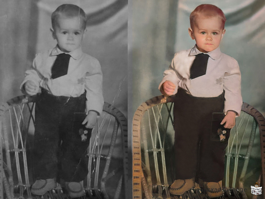 Restoration of old photos Retouching of old photos Restoration of old photos