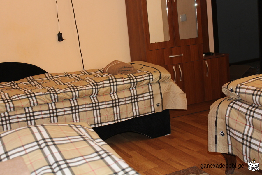 Rooms for rent in a family hotel in Rustavi